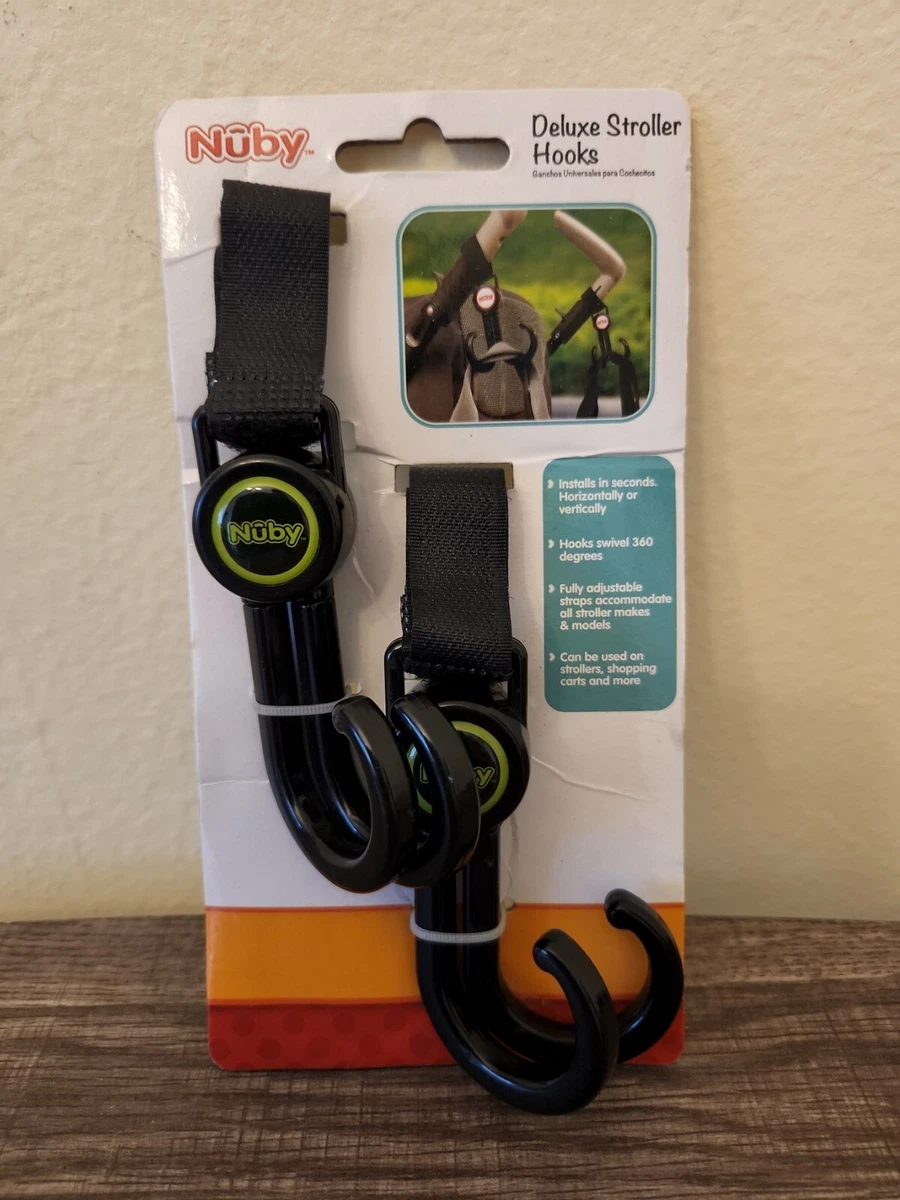 Nuby deluxe stroller hooks cheap