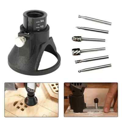 #ad #ad Dremel Rotary Multi Tool Cutting Guide HSS Router Drill Bits Set Attachment Kit $9.99