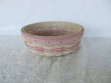 2003 Longaberger "American Cancer Society" Small OVAL Basket !!