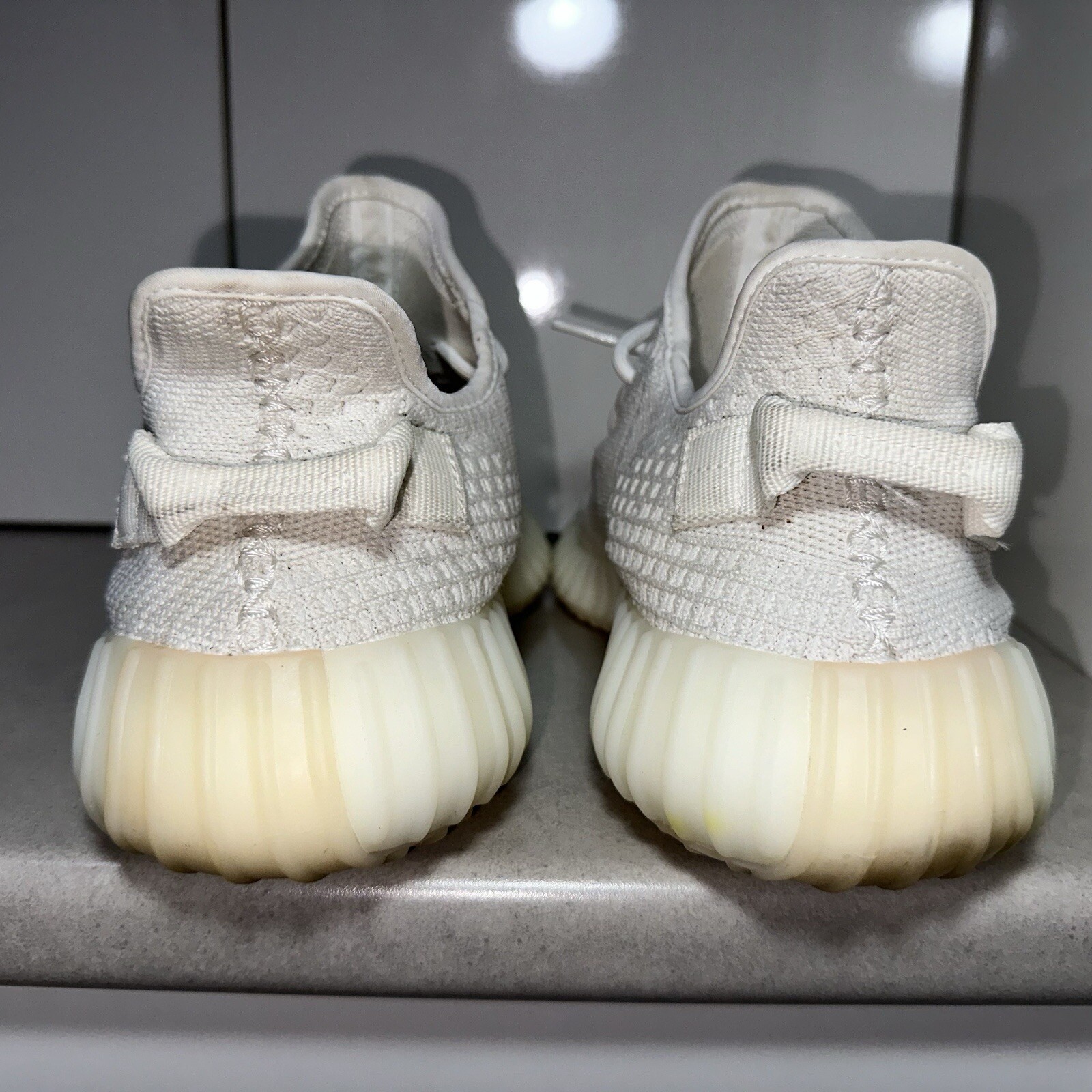 Mens ADIDAS YEEZY Boost 350 V2 Bone Sneakers Size US 11 thumbnail 9