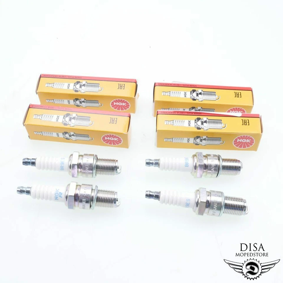 4x Zündkerzen NGK BR9ES für Aprilia SR50 Beta RR 50 Derbi Piaggio Gilera