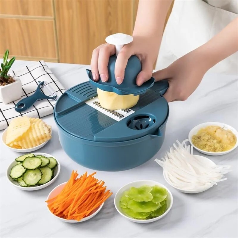 Ustensile cuisine multifonction idéal pour préparer les salades d'été fraîches