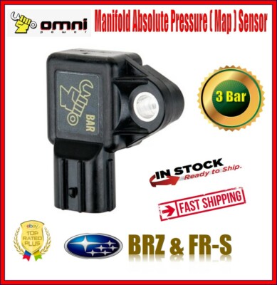 Omni Power 3 Bar MAP Sensor Black For Subaru BRZ / Scion FR-S FA20 Engine