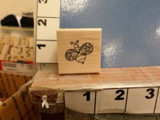 cute bee ctmh dots rubber stamp 36h