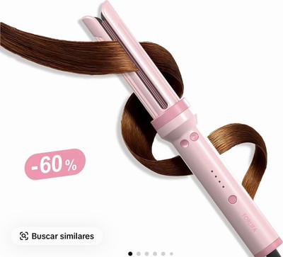 FORLIFA HyperCurve Pro 3 in 1 Curling & Straightening Iron Ceramic Pink