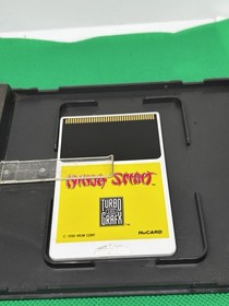 Ninja Spirit (TurboGrafx-16)  W/Case & Manual  Rare No Spine Label