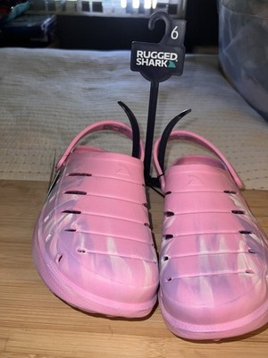 Rugged Shark GMG RS EVA Clog Pink Swirl Unisex Kids Lightweight Size 6