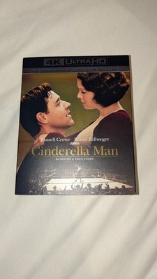 Cinderella Man 4K Blu-ray Russell Crowe Renée Zellweger Boxing Drama New Sealed