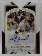 2025 Panini National Treasures #RS-JWN Jameis Winston Reflections Auto /99 - FSU