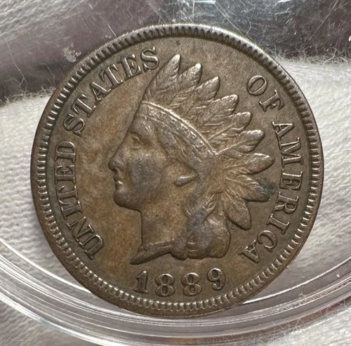 1889 Indian Head Cent Penny XF EF Extremely Fine