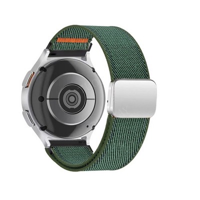 For Amazfit GTR GTS 2 2e 3 4 Mini Bip 6 5 U S Nylon Magnetic Watch Band Strap