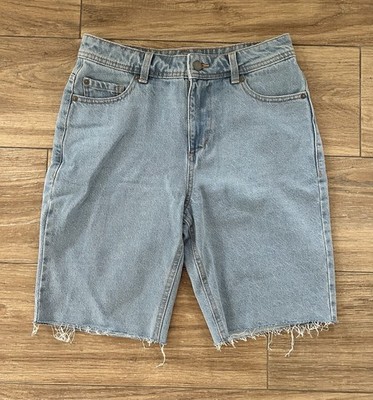 Roxy Jeanshose/Bermuda, Größe 27, hellblau