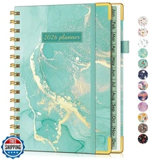 2026 Planner, Hardcover Weekly and Monthly Planner for Women, Jan
