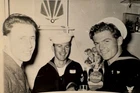 Vtg Photo 3 Sizzling Hot Sailors Coca Cola Ad Curly Haired Hottie Gay Int