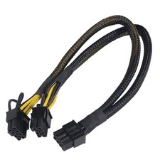 1pc Power Splitter Cable 8 Pin GPU Power Cord 8P to Dual 8Pin 6 2 Graphics Card