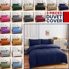 Twin Size Duvet Quilt Cover Bedding set Soft Dual Sided Comforter Covers Sets
