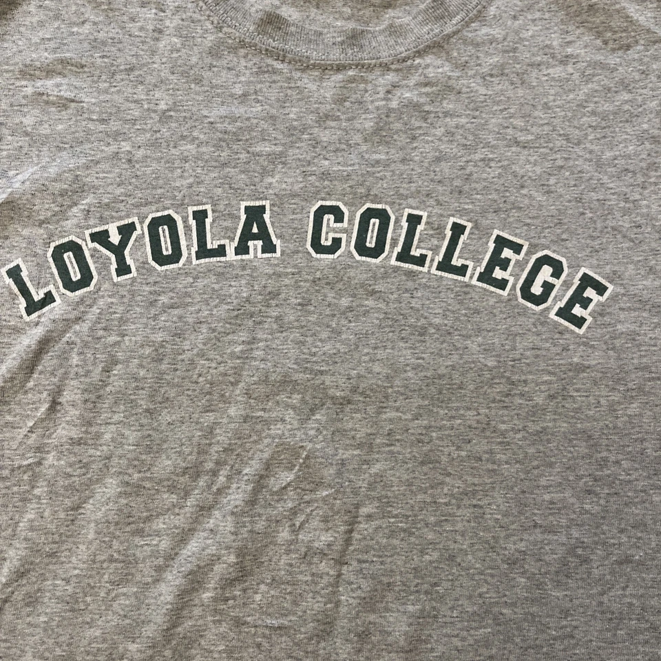 Vintage Loyola College TShirt Mens Size Small Gray Maryland University Greyhound - Image 2 of 4