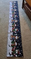 Snowmen Christmas Table Runner. 67"