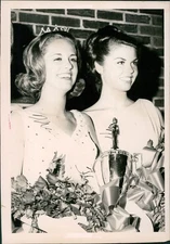1968 Queen Martha Ware Diane Locke Watermelon Runner Up Beauty Pageant 5X7 Photo