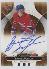 2024-25 Upper Deck Engrained Icons Auto Brian Engblom #CA-EN Auto 8mm