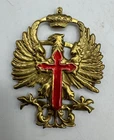 Spanish Fascist Franco Cap Helmet Insignia Civil War Military Tanker Post WW2