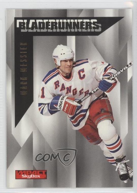 1996-97 Skybox Impact Bladerunners Mark Messier #14 HOF 0a1