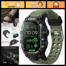 Rugged Military Grade Case  Band for Apple Watch Ultra 49mm, Shockproof Cover,