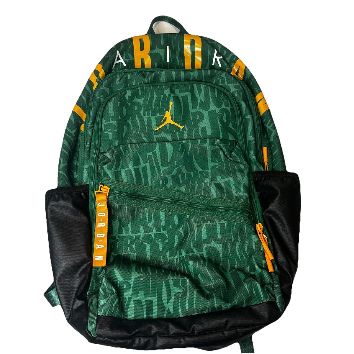 Jordan Air Patrol Backpack 29L Pine Green Yellow Sporty School Travel  Pockets
