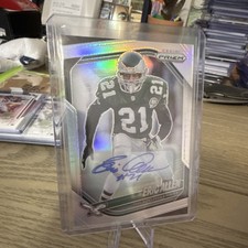 Panini Prizm Black Eric Allen Eagles Autograph Prizm #17 Football Card 2025