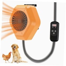 800W Dog House Heater, Wall Mount, 10ft Anti Bite Cord, Waterproof 800 Watts
