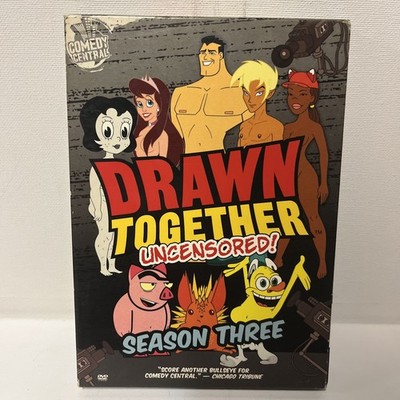 Drawn Together - Uncensored: Season Three w/ Slipcover (DVD 2008 2-Disc Set)