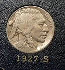 1927-S  Buffalo Nickel  - F+ / Very Fine (SB)
