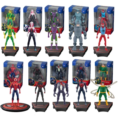 ZD TOYS Sammlung Figuren Universum SPIDER-MAN Marvel Rhino, Miles, Ghost, Electro..