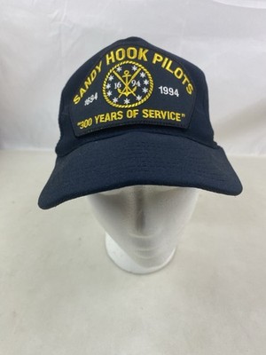 Sandy Hook Pilots Black Snapback Cap Hat ''300 Years Of Service'' Rare USA