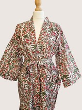 Premium Cotton Robe Soft Breathable Hotel Spa Bathrobe Luxury 100% Cotton Robe