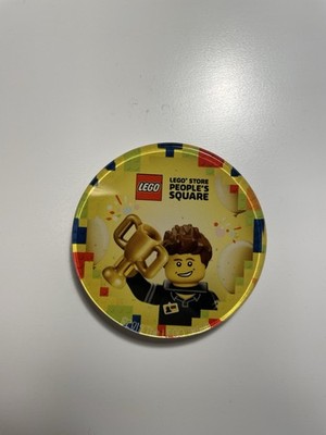LEGO STORE Shanghai PEOPLE'S SQUARE 2019 Grand opening limited rare magnet badge