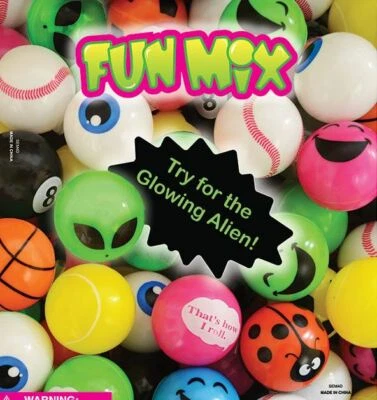 GUMBALLSTUFF 100 2" Self Vend Plastic Ball Toys for Vending Capsule Machine Prizes Awards FUN