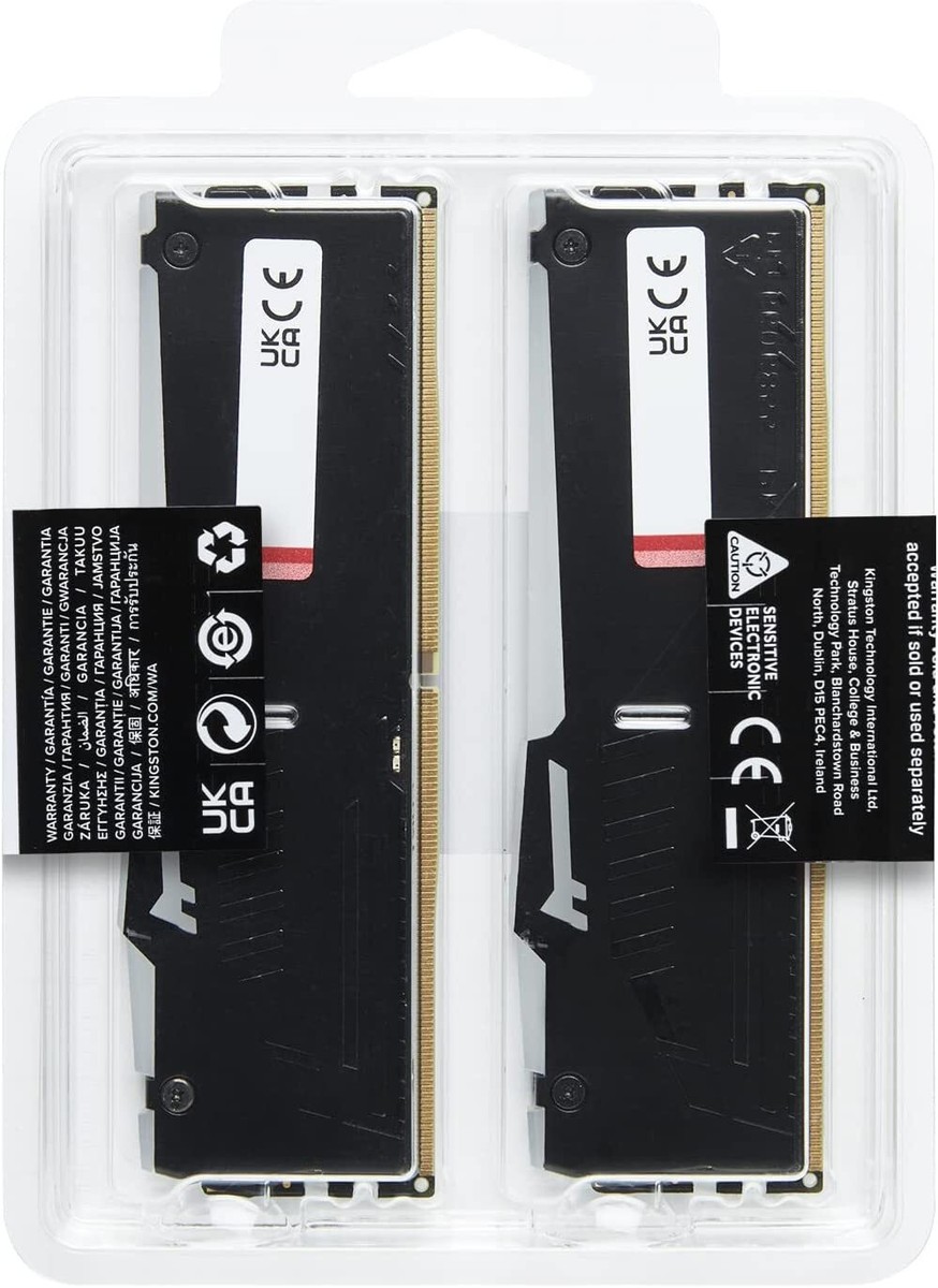 新品 16GB 2枚 kingston Beast DDR5 5600MHz Kingston FURY Beast RGB 16GB (2 x 8GB) DDR5 5600MT/s DIMM