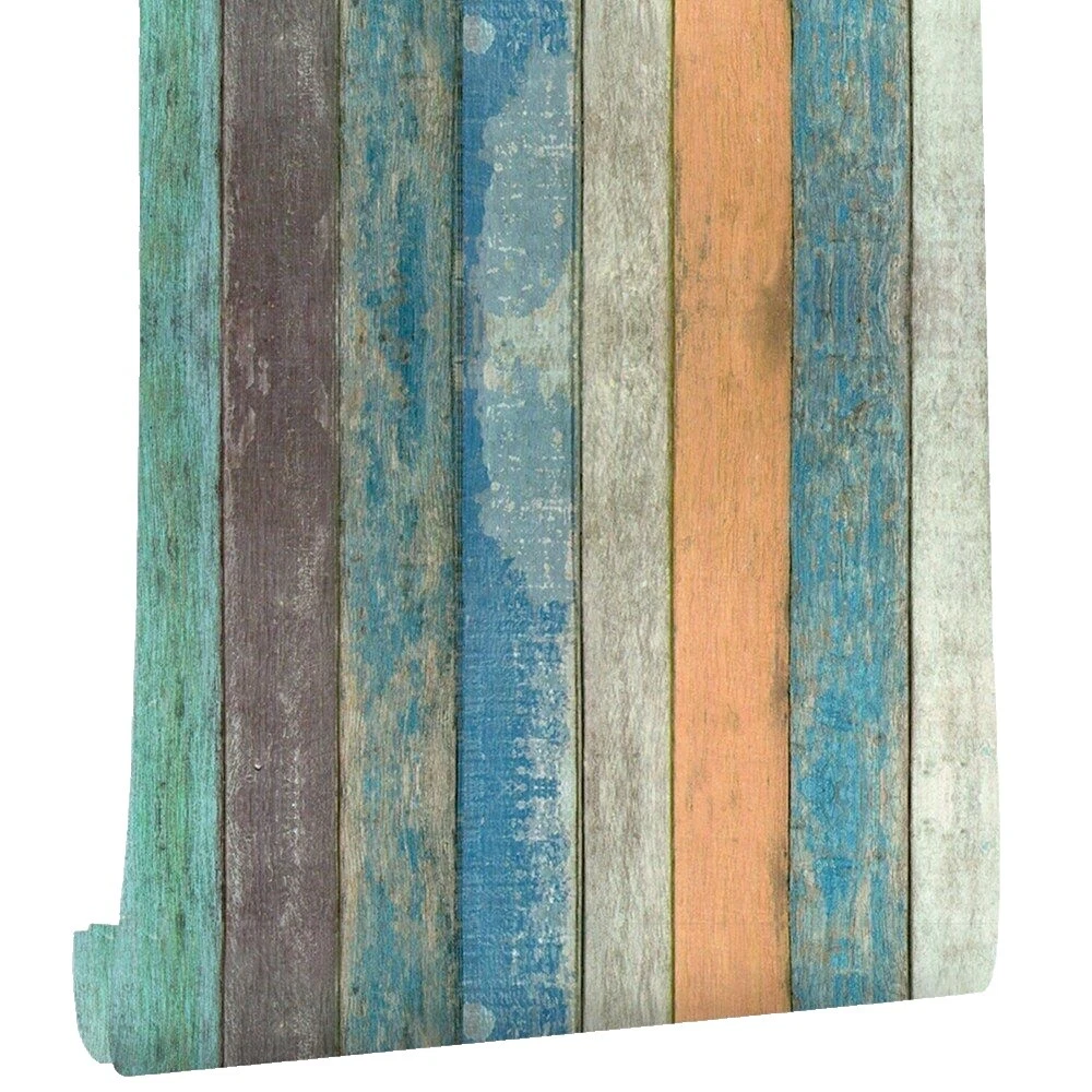 Wooden Mediterranean Wallpaper Rolls & Sheets