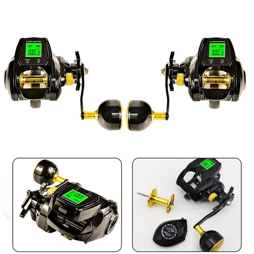 6.3:1 Bite Alarm Digital Fishing Baitcasting Reel Line Counter Depth Position - Picture 4 of 12
