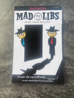 Loot Crate Exclusive Spy Mad Libs World's Greatest Word Game March 2015 FREE S&H