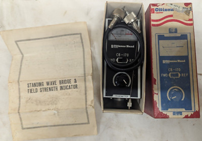 Recoton Citizens Band CB170C SWR Standing Wave Bridge & Field Strength Meter