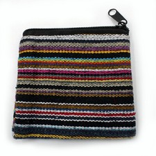 Kleingeldbörse Börse Geldbeutel Kleingeld Börse Geldbörse Bunt Baumwolle B1