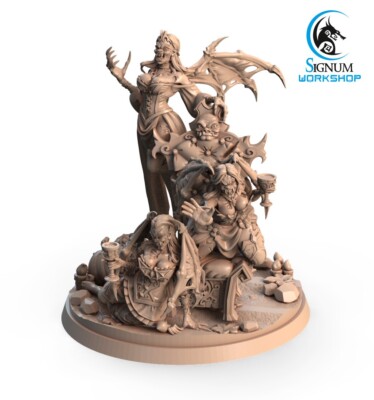Drei wütende Vampire, Vampir Miniaturen, Signum Workshop