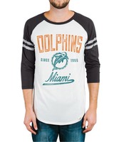 Miami Dolphins All American Raglan Mens Miami Dolphins All American Raglan Mens