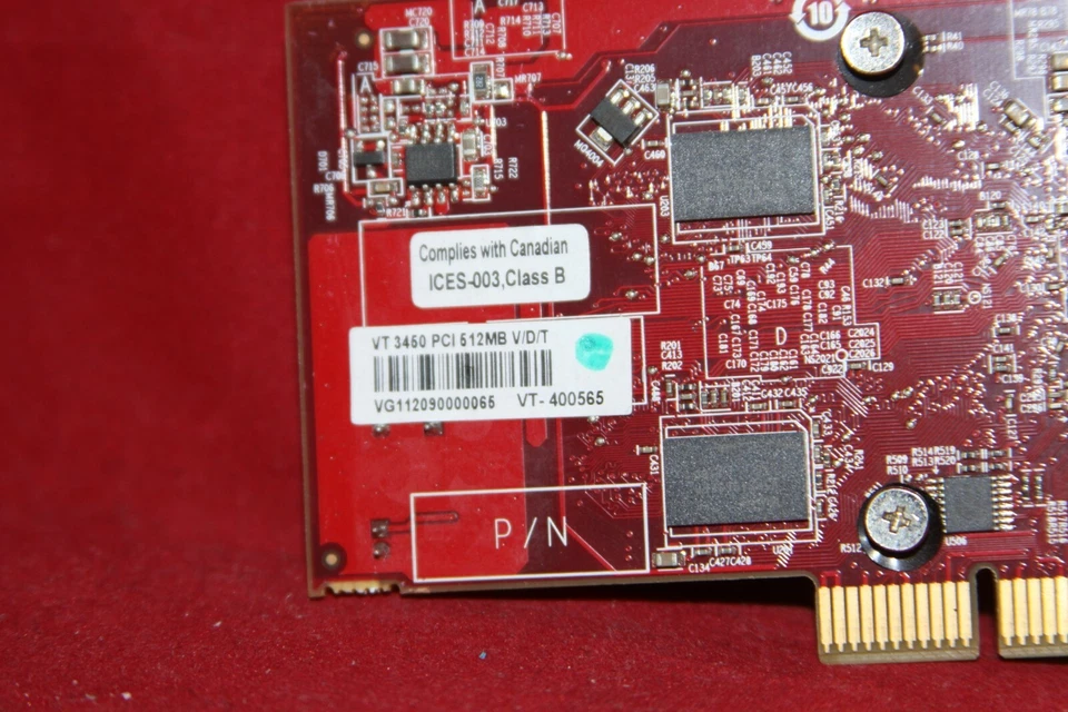 Low Profile, Visiontek ATI Radeon HD3450, 512MB, PCI Graphics Card (3450PCI512H) - Image 4 of 4