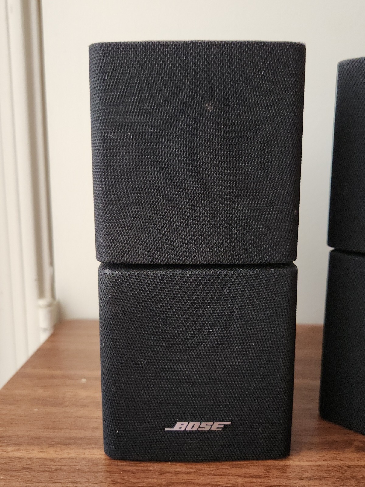 BOSE ACOUSTIMASS DOUBLE CUBE JEWEL MINI SURROUND SOUND SPEAKERS SET OF