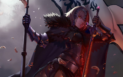 Anime Jeanne DArc Alter Avenger Fate Grand Order  Gaming Mat Desk 4670