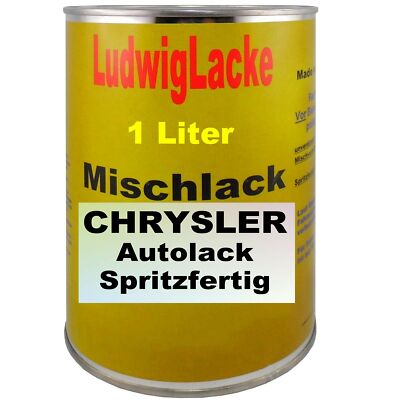 1 Liter Autolack Basislack spritzfertig für CHRYSLER CANDY APPLE RED QHC