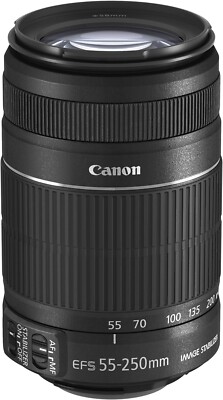 Canon EF-S 55-250mm F/4-5.6 IS II Lens for Canon SLR Cameras NEW